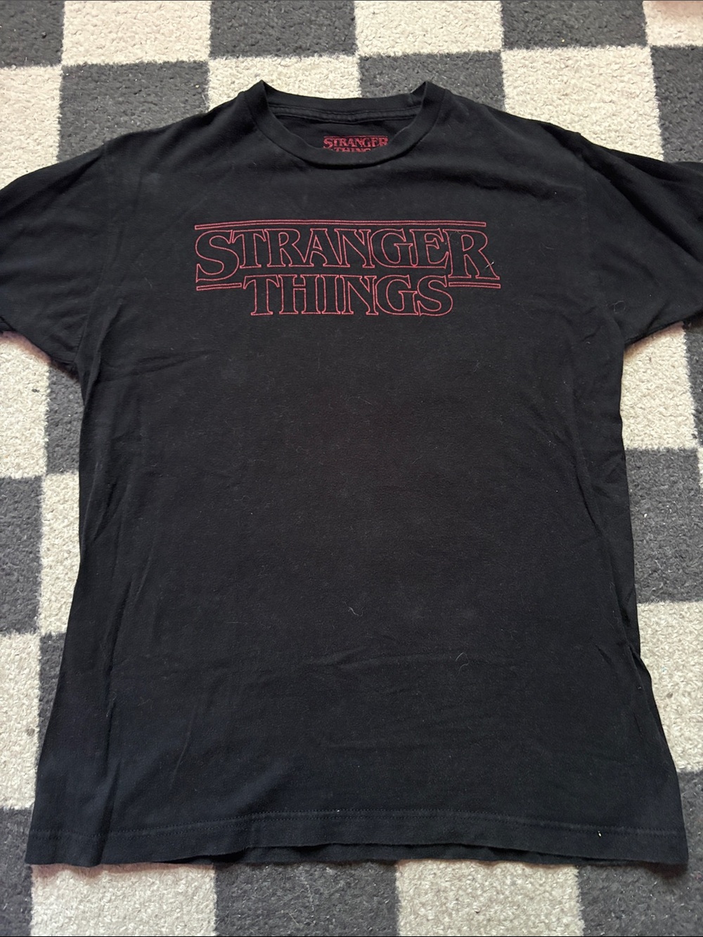 Stranger Things logo tee shirt